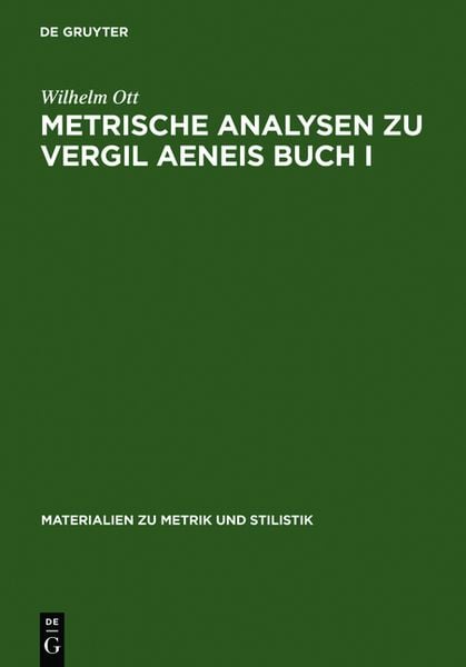 Produktbild: Metrische Analysen zu Vergil Aeneis Buch I
