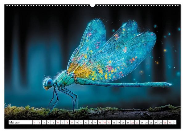 Produktbild: Magische Leuchtinsekten (hochwertiger Premium Wandkalender 2027 DIN A2 quer), Kunstdruck in Hochglanz