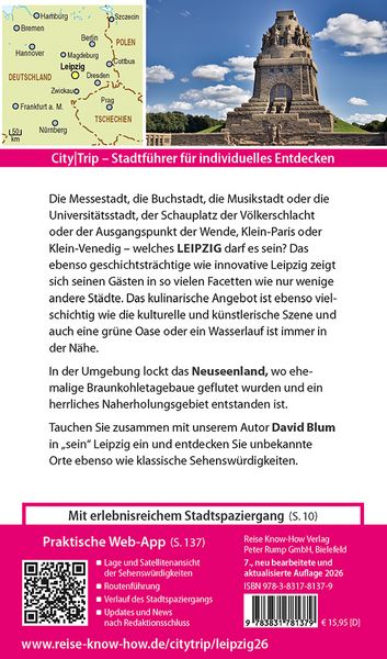 Produktbild: Reise Know-How CityTrip Leipzig