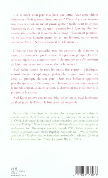 Produktbild: Raisonnable et humain ?