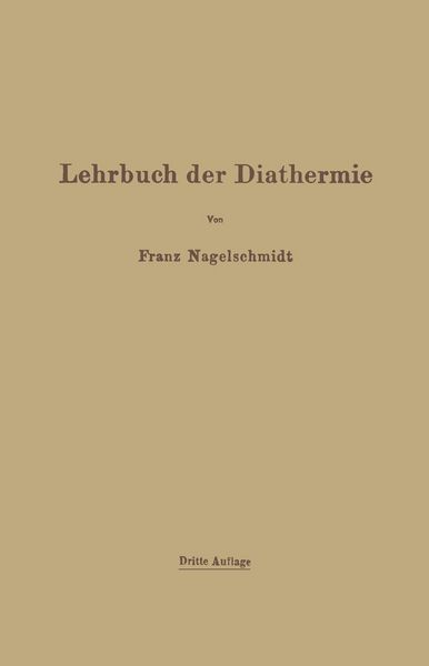 Produktbild: Lehrbuch der Diathermie