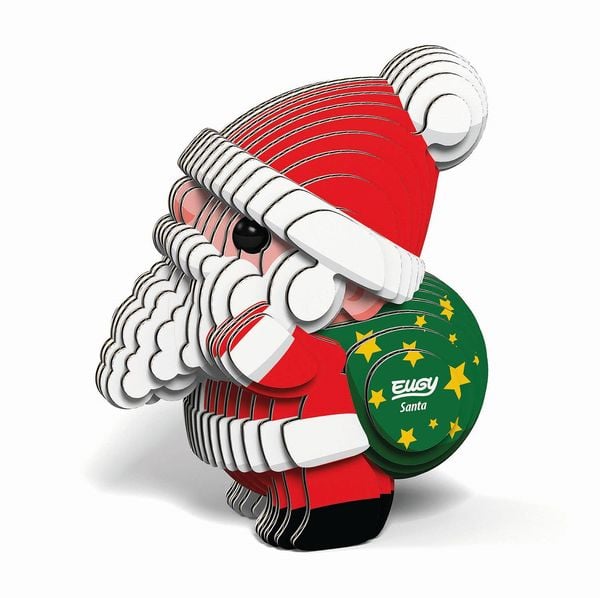Produktbild: EUGY - 3D Bastelset Weihnachtsmann