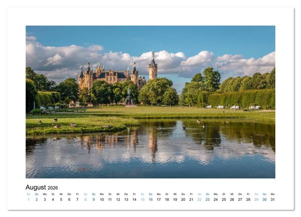 Produktbild: Wundersch&ouml;nes Mecklenburg-Vorpommern (Wandkalender 2026 DIN A2 quer), CALVENDO Monatskalender