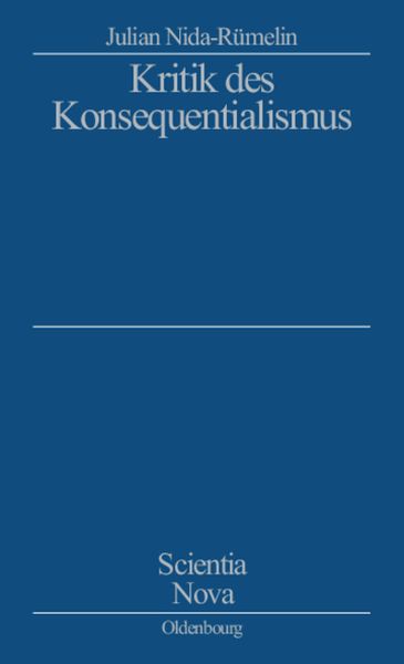 Produktbild: Kritik des Konsequentialismus