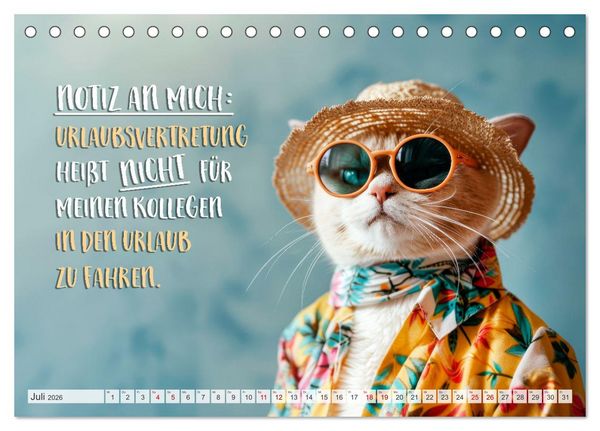 Produktbild: BEH&Ouml;RDE Der allt&auml;gliche Wahnsinn (Tischkalender 2026 DIN A5 quer), CALVENDO Monatskalender