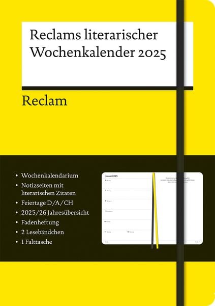 Reclams literarischer Wochenkalender 2025