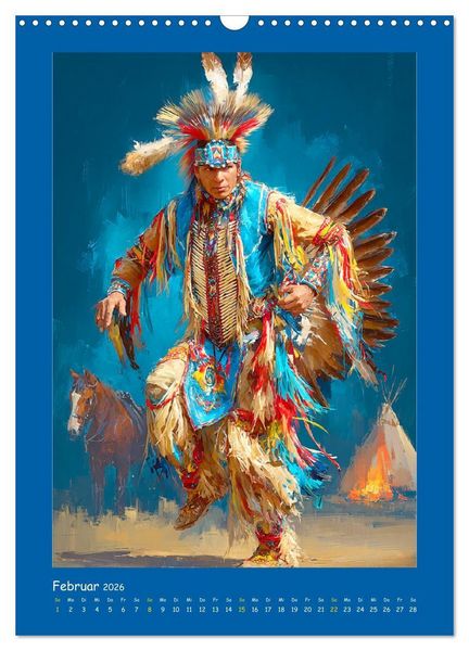 Produktbild: Omaha-Tanz. Grastanz der amerikanischen Ureinwohner (Wandkalender 2026 DIN A3 hoch), CALVENDO Monatskalender