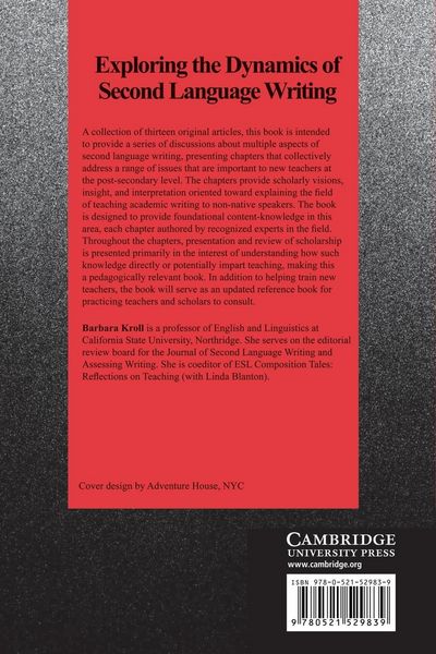 Produktbild: Exploring the Dynamics of Second Language Writing