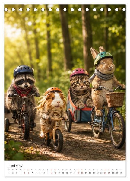 Produktbild: Cozy Friends - Kleine Kuschelhelden (Tischkalender 2027 DIN A5 hoch), CALVENDO Monatskalender