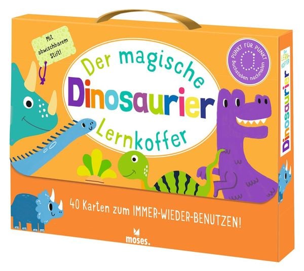 Der magische Lernkoffer Dinosaurer, Gebundene Ausgabe von Moses., Moses verlag
