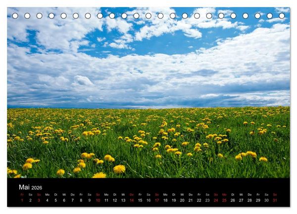 Produktbild: Farben der Natur (Tischkalender 2026 DIN A5 quer), CALVENDO Monatskalender