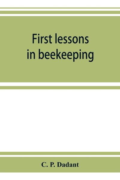 Produktbild: First lessons in beekeeping