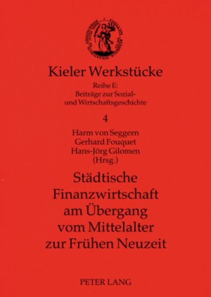 Produktbild: St&auml;dtische Finanzwirtschaft am &Uuml;bergang vom Mittelalter zur Fr&uuml;hen Neuzeit