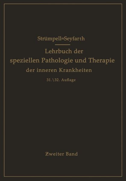 Produktbild: Lehrbuch der speziellen Pathologie und Therapie der inneren Krankheiten f&uuml;r Studierende und &Auml;rzte