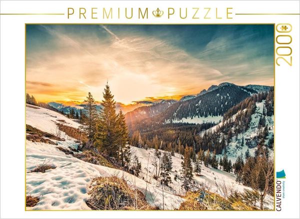 Produktbild: CALVENDO Puzzle Bergblick am Wallberg | 2000 Teile Lege-Gr&ouml;&szlig;e 90x67cm Foto-Puzzle f&uuml;r gl&uuml;ckliche Stunden