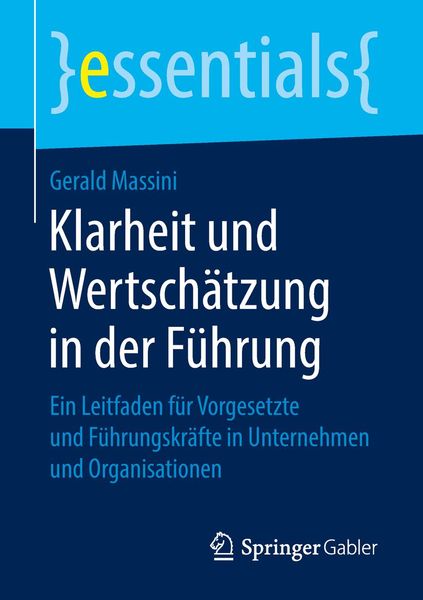 Produktbild: Klarheit und Wertsch&auml;tzung in der F&uuml;hrung
