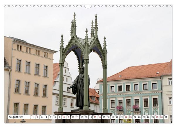 Produktbild: Die Lutherstadt Wittenberg (Wandkalender 2026 DIN A3 quer), CALVENDO Monatskalender