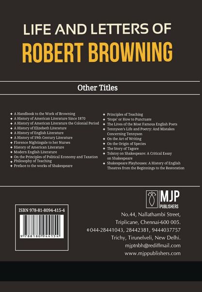 Produktbild: Life and Letters of Robert Browning