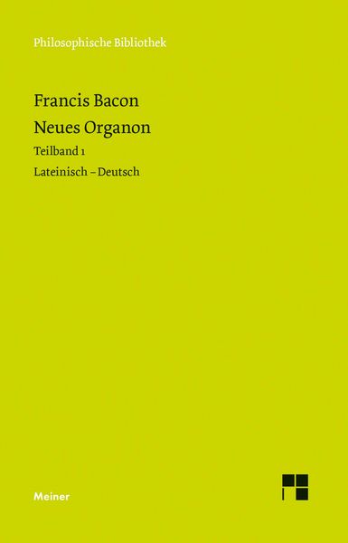 Produktbild: Neues Organon. Teilband 1