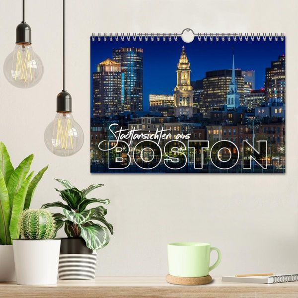 Produktbild: Stadtansichten aus Boston (Wandkalender 2026 DIN A4 quer), CALVENDO Monatskalender