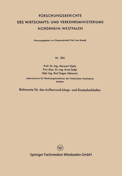 Produktbild: Richtwerte f&uuml;r das Au&szlig;enrund-L&auml;ngs- und Einstechschleifen