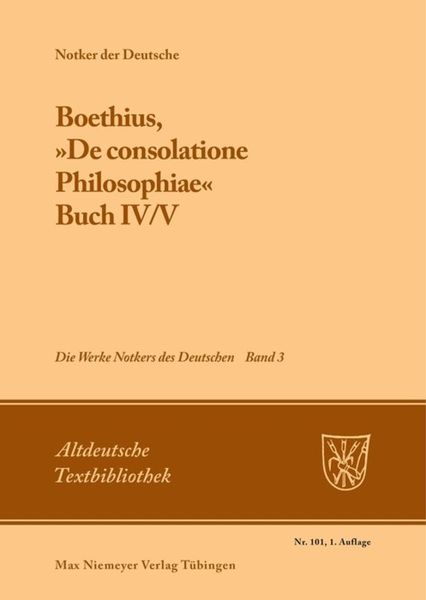 Produktbild: Boethius, &raquo;De consolatione Philosophiae&laquo;