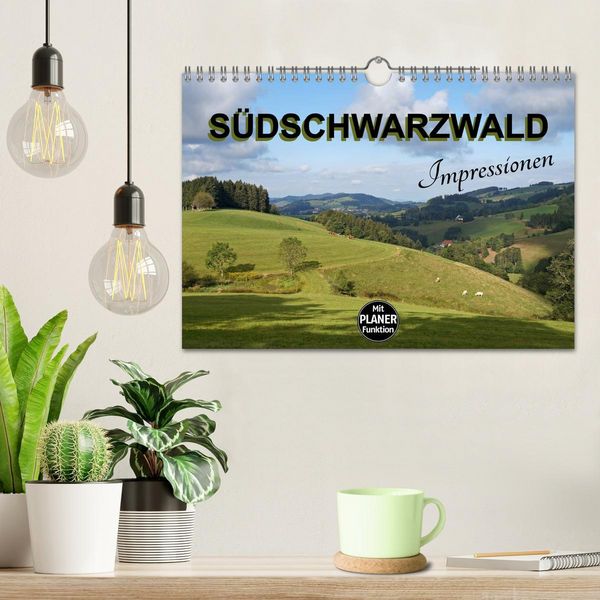 Produktbild: S&uuml;dschwarzwald - Impressionen (Wandkalender 2026 DIN A4 quer), CALVENDO Monatskalender