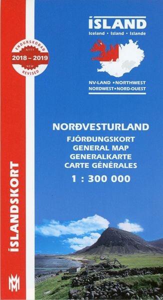 Produktbild: Island. Nordwest 1 : 300 000