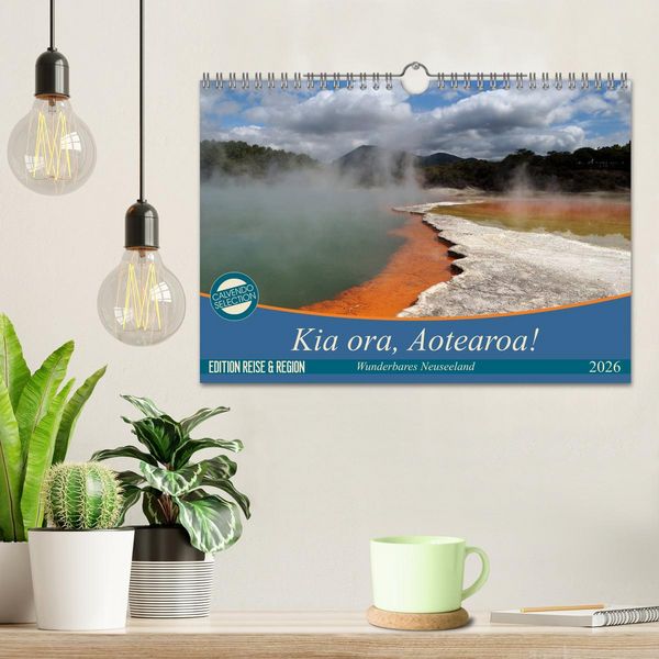Produktbild: Kia ora, Aotearoa - Wunderbares Neuseeland (Wandkalender 2026 DIN A4 quer), CALVENDO Monatskalender