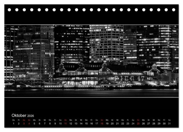 Produktbild: NEW YORK CITY H&ouml;hepunkte im Panoramaformat (Tischkalender 2026 DIN A5 quer), CALVENDO Monatskalender