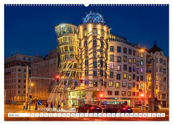 Produktbild: Tschechische Republik - Prag (hochwertiger Premium Wandkalender 2026 DIN A2 quer), Kunstdruck in Hochglanz