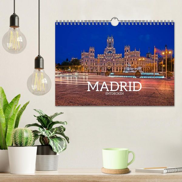 Produktbild: Madrid entdecken (Wandkalender 2026 DIN A4 quer), CALVENDO Monatskalender