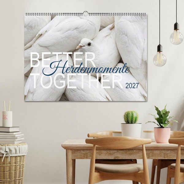 Produktbild: Better Together - Herdenmomente (Wandkalender 2027 DIN A2 quer), CALVENDO Monatskalender