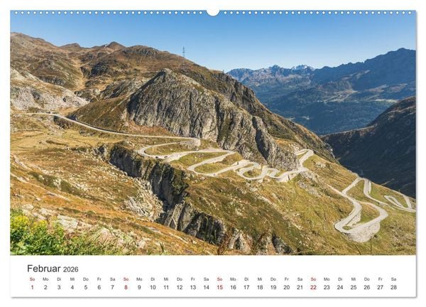 Produktbild: Schweizer Alpenp&auml;sse (hochwertiger Premium Wandkalender 2026 DIN A2 quer), Kunstdruck in Hochglanz