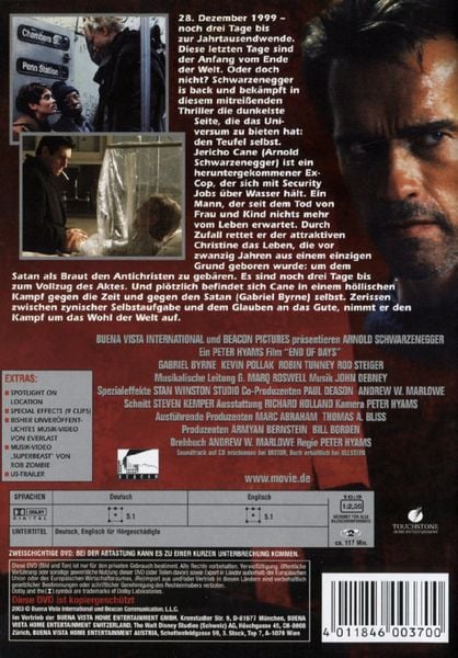 Produktbild: End of Days - Nacht ohne Morgen