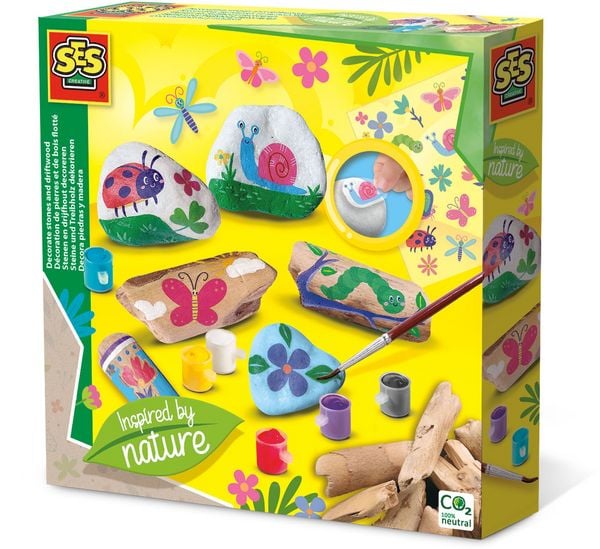 Produktbild: SES CREATIVE Bastelset Steine und Treibholz