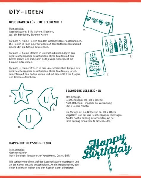 Produktbild: Geschenkpapier-Buch