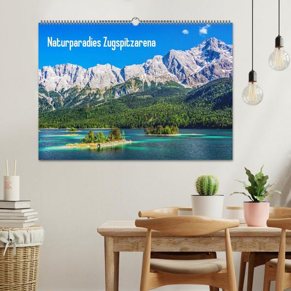 Produktbild: Naturparadies Zugspitzarena (Wandkalender 2026 DIN A2 quer), CALVENDO Monatskalender