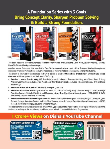 Produktbild: Foundation Course in Chemistry for JEE/ NEET/ Olympiad Class 10 with Case Study Approach - 5th Edition