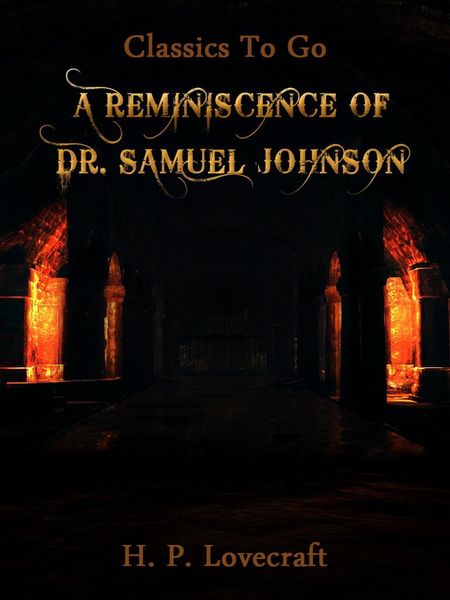 Produktbild: A Reminiscence of Dr. Samuel Johnson