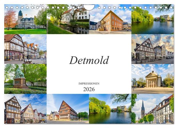 Produktbild: Detmold Impressionen (Wandkalender 2026 DIN A4 quer), CALVENDO Monatskalender