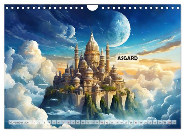 Produktbild: Sagenhafte Orte und Mythen (Wandkalender 2026 DIN A4 quer), CALVENDO Monatskalender