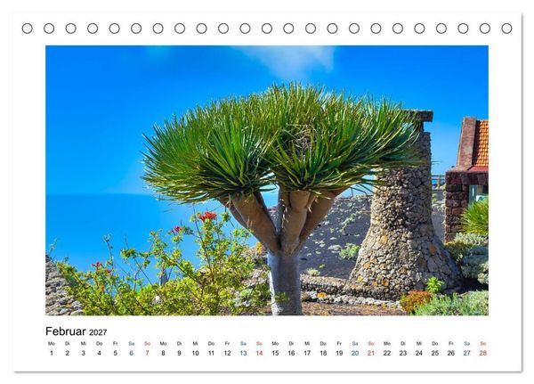 Produktbild: El Hierro - Insel mit allen Sinnen (Tischkalender 2027 DIN A5 quer), CALVENDO Monatskalender