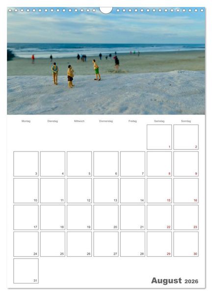 Produktbild: Wangerooge - Gl&uuml;cksort f&uuml;r Gro&szlig; und Klein (Wandkalender 2026 DIN A3 hoch), CALVENDO Monatskalender