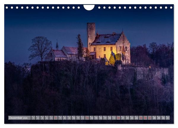 Produktbild: Burgenlandschaft Fr&auml;nkische Schweiz (Wandkalender 2026 DIN A4 quer), CALVENDO Monatskalender