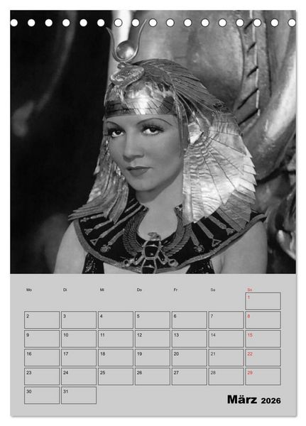 Produktbild: Diven der Stummfilm-&Auml;ra (Tischkalender 2026 DIN A5 hoch), CALVENDO Monatskalender