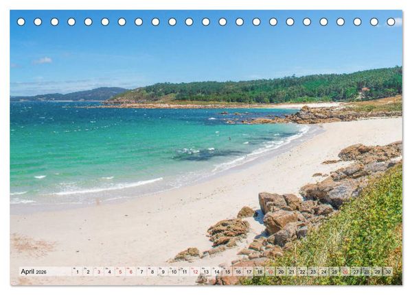 Produktbild: Nordspanien Galicien (Tischkalender 2026 DIN A5 quer), CALVENDO Monatskalender