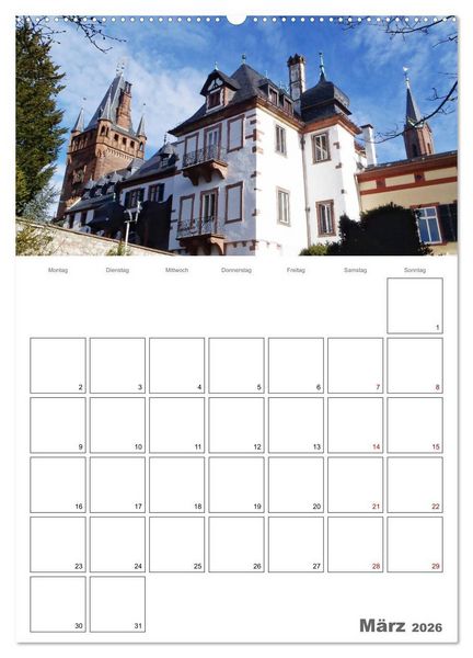 Produktbild: Weinheim an der Bergstra&szlig;e Planer (Wandkalender 2026 DIN A2 hoch), CALVENDO Monatskalender