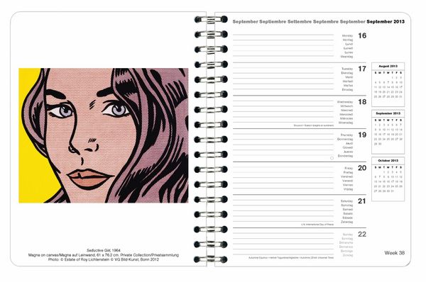 Produktbild: Roy Lichtenstein, Buchkalender 2013