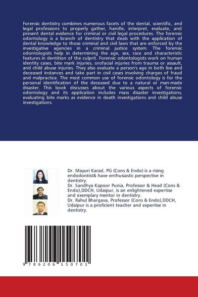 Produktbild: FORENSIC ODONTOLOGY